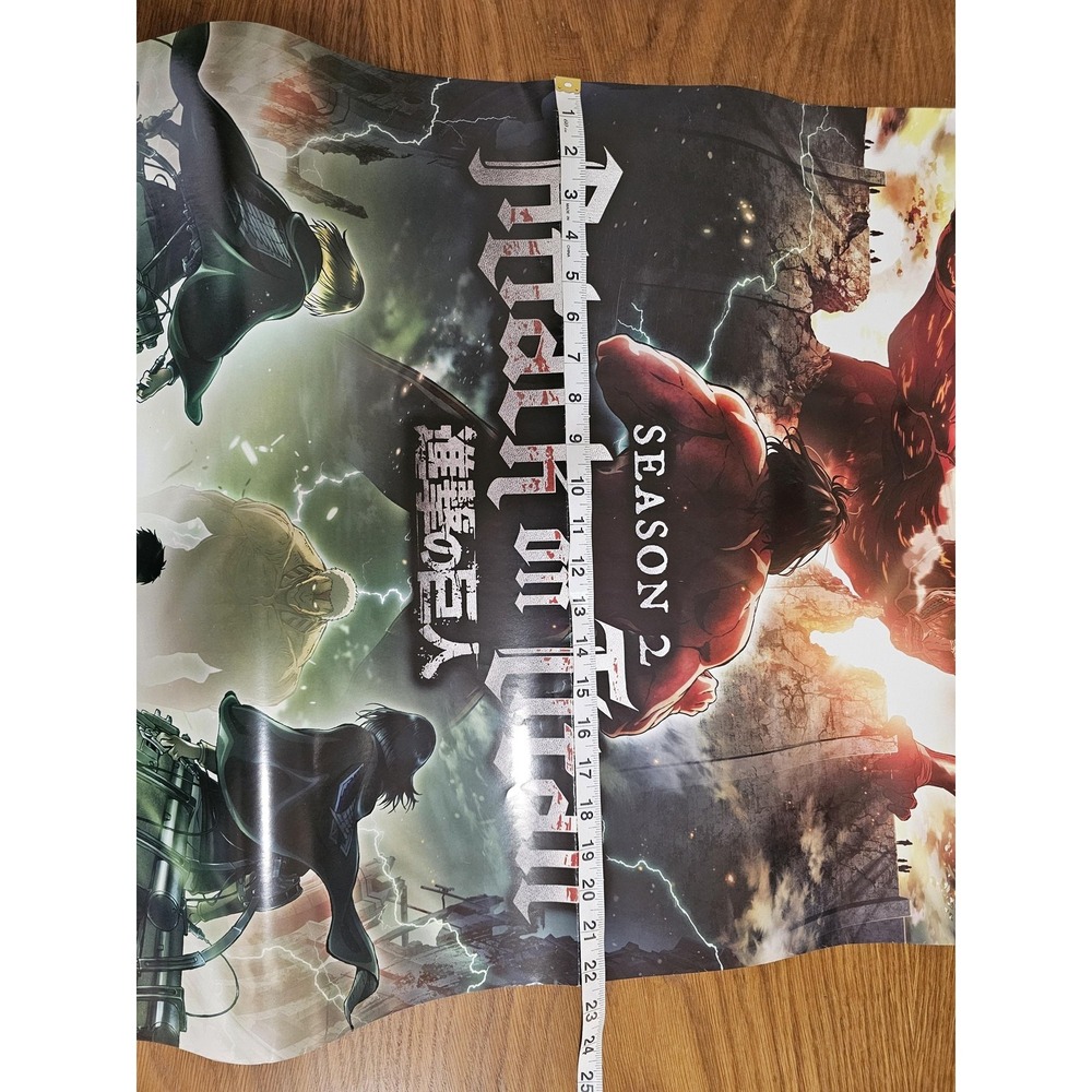 Attack On Titan Season 2 Poster‎ 22x34 Trends International Large Anime Art Wall - Picture 3 of 5